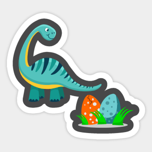 The Birth of a Dinosaur Sticker